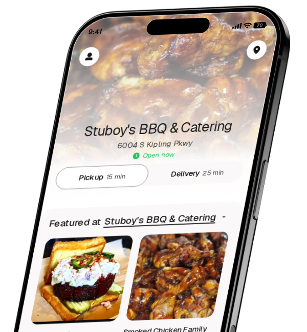 Stuboy's BBQ & Catering app preview